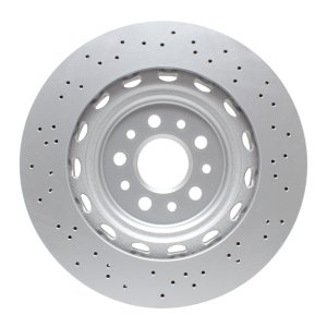 Maserati Ghibli Brake Rotor (1) - Front - R1 Concepts - R1 Carbon Alloy GeoMET - Drilled - `14-`24